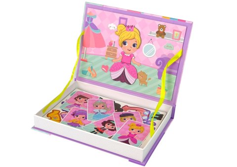 LEAN Toys Magnetyczna Układanka Książka Przebieralnia Kostiumy