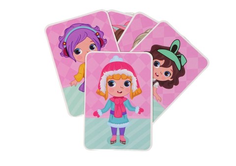 LEAN Toys Magnetyczna Układanka Książka Przebieralnia Kostiumy