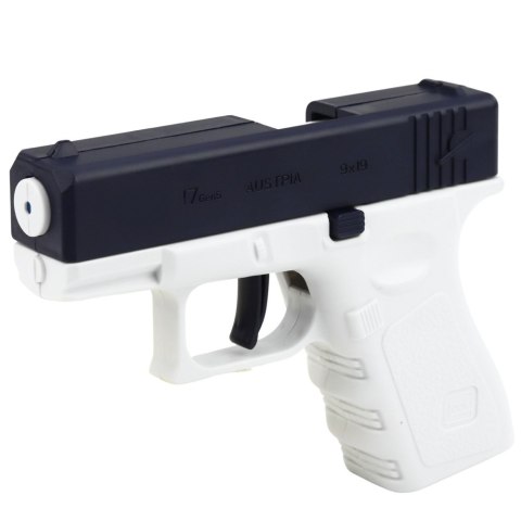 LEAN Toys Mini Glock Pistolet Na Wodę Broń Dla Dzieci Niebieski 13 cm