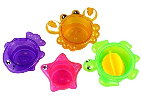 LEAN Toys Zabawka do Kąpieli Pelikan Foremki Zwierzątka