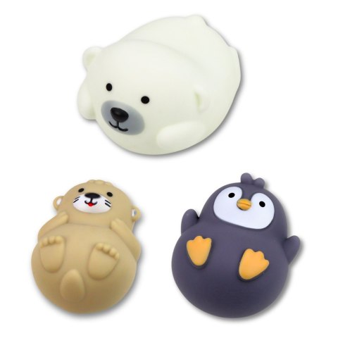 LEAN Toys Zabawki Do Kąpieli Wydra Zwierzątka Zjeżdżalnia Kosz Sitko 10 el.