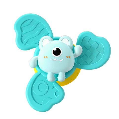 Marka niezdefiniowana Zestaw Fidget Spinnery Grzechotki Wirujące Przyssawki Kolorowe 3 szt.