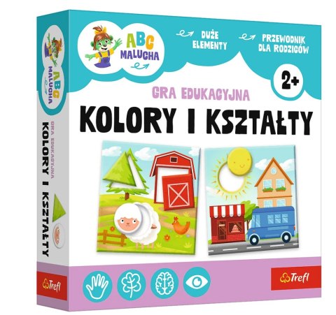 Trefl Gry Gra edukacyjna Kolory i Kształty ABC Malucha Rodzina Treflików Trefl 02904