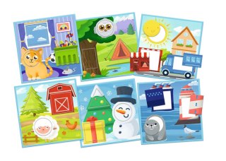 Trefl Gry Gra edukacyjna Kolory i Kształty ABC Malucha Rodzina Treflików Trefl 02904