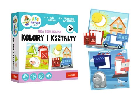 Trefl Gry Gra edukacyjna Kolory i Kształty ABC Malucha Rodzina Treflików Trefl 02904
