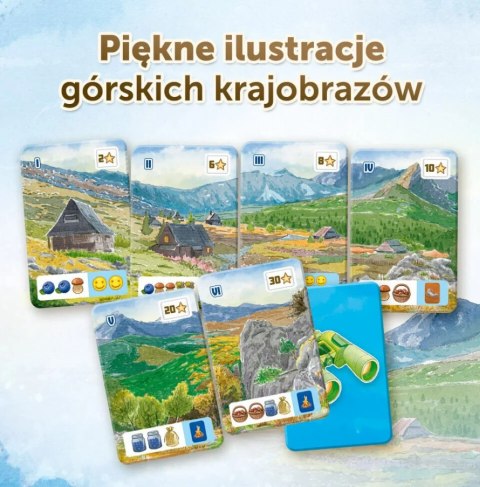 Trefl Gry Gra rodzinna Pięć Szczytów Górskie Wędrówki Trefl 02517