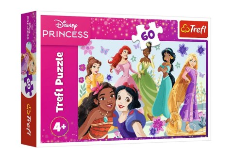 Trefl Puzzle Puzzle - 60 - Księżniczki w akcji - Disney Princess - Trefl 17409