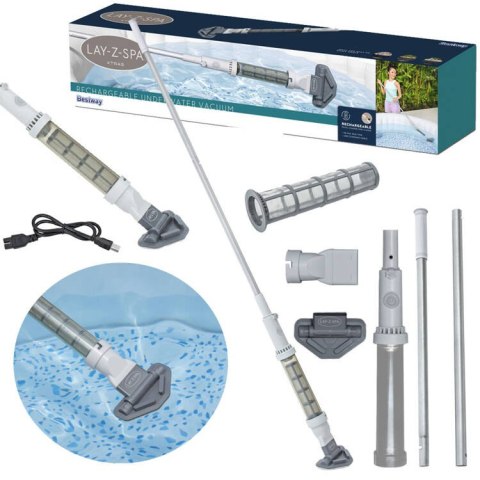 Bestway Bestway Akumulatorowy bezprzewodowy odkurzacz do jacuzzi Lay-Z-Spa 60327