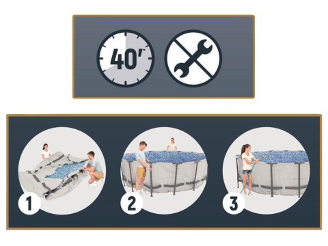 Bestway Bestway Basen STELAŻOWY 457x122cm 11w1 56438