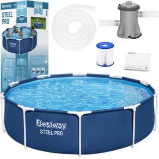 Bestway Bestway Basen stelażowy 305cm x 76cm 8w1 56679