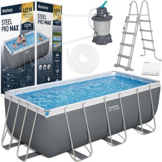 Bestway Bestway Basen stelażowy 412x201x122cm 10w1 56457