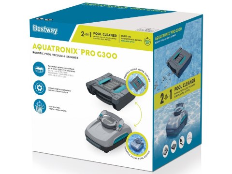 Bestway Bestway Bezprzewodowy odkurzacz basenowy AquaTronix ProG300 + skimmer 58942