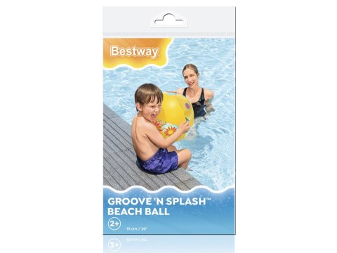 Bestway Bestway Dmuchana piłka plażowa KWIATUSZKI 51cm 31036