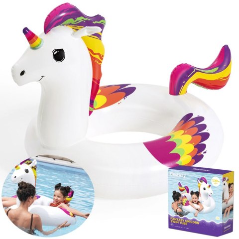 Bestway Bestway Dmuchane duże koło do pływania JEDNOROŻEC 119cm 36159