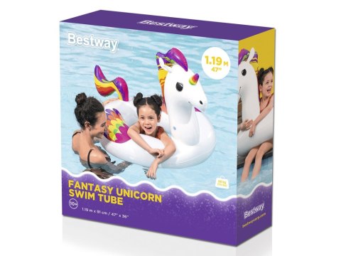 Bestway Bestway Dmuchane duże koło do pływania JEDNOROŻEC 119cm 36159