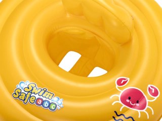 Bestway Bestway Dmuchane koło do nauki pływania FOTELIK KRAB z oparciem 69 cm 32096