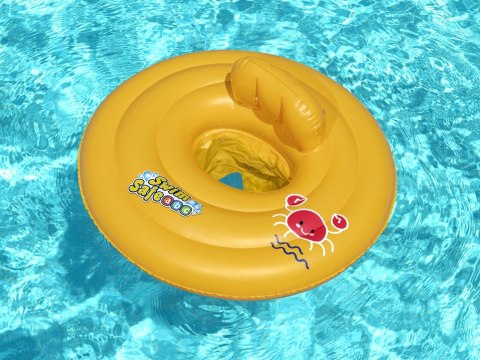 Bestway Bestway Dmuchane koło do nauki pływania FOTELIK KRAB z oparciem 69 cm 32096