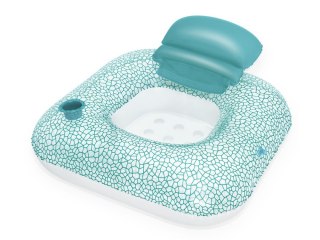 Bestway Bestway Dmuchane koło do plywania FOTEL + uchwyt na kubek 102x94cm 43097