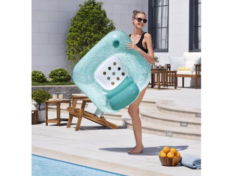 Bestway Bestway Dmuchane koło do plywania FOTEL + uchwyt na kubek 102x94cm 43097