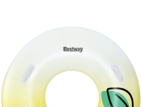 Bestway Bestway Dmuchane koło do pływania z uchwytami CYTRYNKA 114 CM 36448
