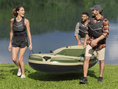 Bestway Bestway Dmuchany 3osob Ponton + wiosła 294 x 137cm Voyager X3 Raft 65164