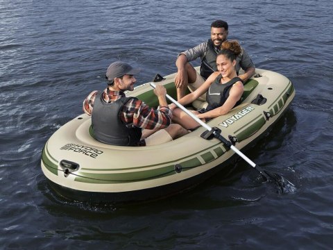 Bestway Bestway Dmuchany 3osob Ponton + wiosła 294 x 137cm Voyager X3 Raft 65164