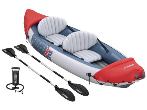 Bestway Bestway Dmuchany kajak 2-osobowy LITE-RAPID X2 + wiosła max 160kg 65077