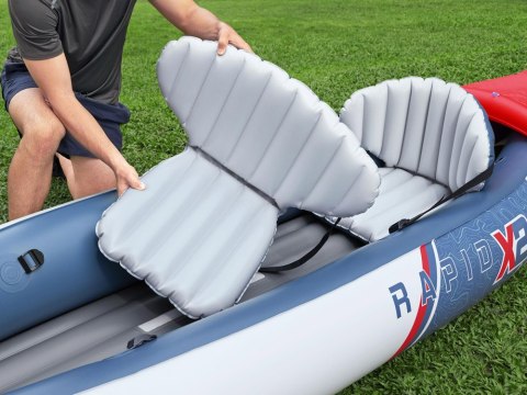 Bestway Bestway Dmuchany kajak 2-osobowy LITE-RAPID X2 + wiosła max 160kg 65077