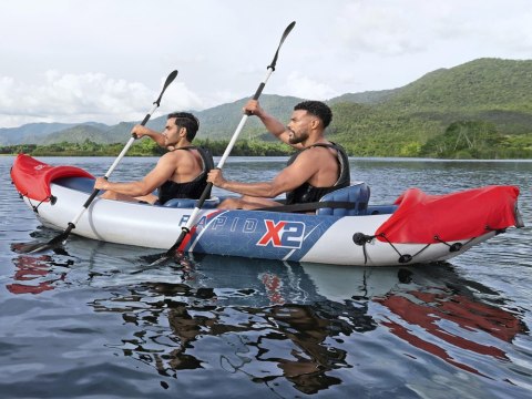 Bestway Bestway Dmuchany kajak 2-osobowy LITE-RAPID X2 + wiosła max 160kg 65077