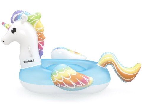 Bestway Bestway Dmuchany materac do pływania JEDNOROŻEC z uchwytami 155x119cm 41114