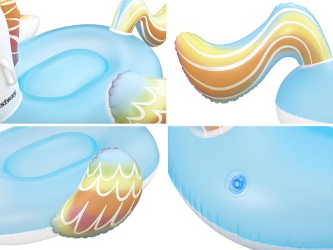 Bestway Bestway Dmuchany materac do pływania JEDNOROŻEC z uchwytami 155x119cm 41114