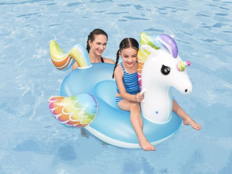 Bestway Bestway Dmuchany materac do pływania JEDNOROŻEC z uchwytami 155x119cm 41114