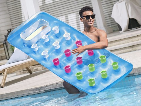 Bestway Bestway Dmuchany materac do pływania z okienkiem 1-osobowy 188x71cm 43040