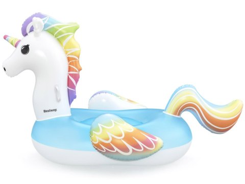 Bestway Bestway Dmuchany materac do pływania z uchwytami JEDNOROŻEC 224x164cm 41113