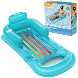 Bestway Bestway Dmuchany materac z oparciem Wbudowany uchwyt na kubek 161cm 43028