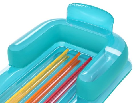 Bestway Bestway Dmuchany materac z oparciem Wbudowany uchwyt na kubek 161cm 43028