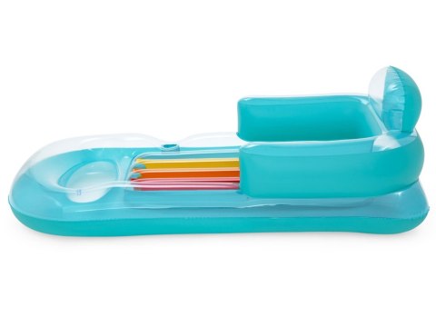 Bestway Bestway Dmuchany materac z oparciem Wbudowany uchwyt na kubek 161cm 43028