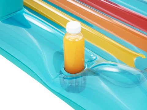 Bestway Bestway Dmuchany materac z oparciem Wbudowany uchwyt na kubek 161cm 43028