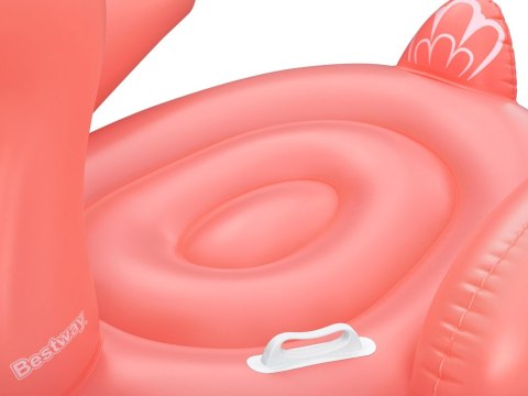 Bestway Bestway Dmuchany materac z uchwytami FLAMING do wody 168x120cm 41526