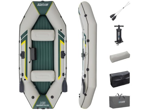 Bestway Bestway Dmuchany ponton RANGER ELITE X3 295x130x46cm + wiosła 65160
