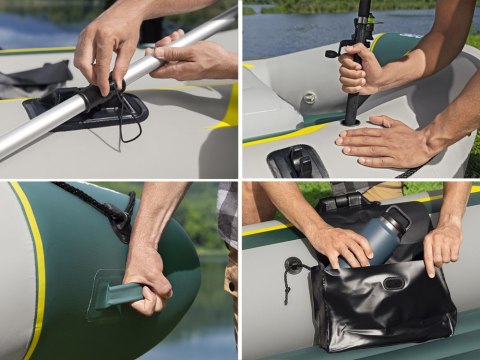 Bestway Bestway Dmuchany ponton RANGER ELITE X3 295x130x46cm + wiosła 65160