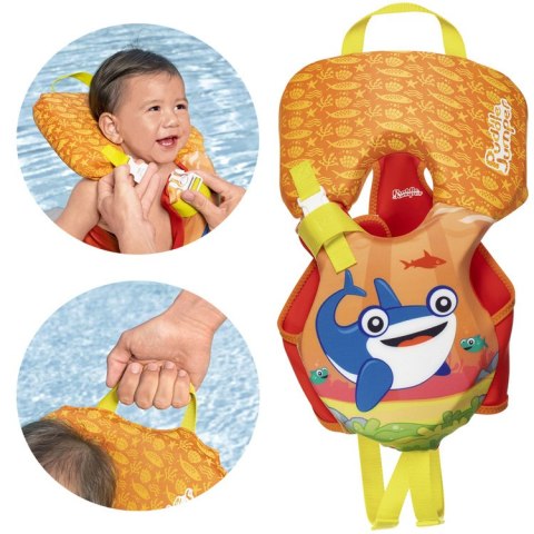Bestway Bestway Kamizelka do pływania dla niemowlaka do 14kg grafika Rekin 90150