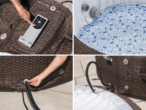 Bestway Bestway Lay-Z-Spa BALI Smart 7 Wifi hydromasaż 5-7os wbudowana pompa 6001P