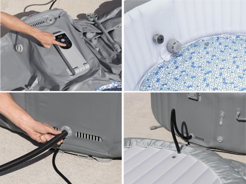 Bestway Bestway Lay-Z-Spa Hawaii AirJet 8 hydromasaż 6-8os WiFi aplikacja 6001J