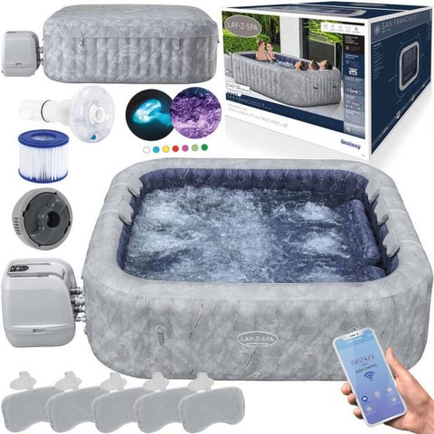 Bestway Bestway Lay-Z-Spa San Francisco Pro 7 Wi-Fi aplikacja LED 5-7osob 6001Q