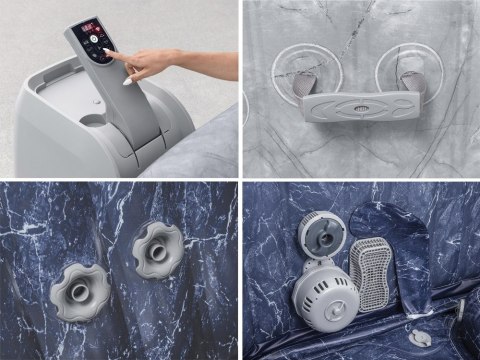 Bestway Bestway Lay-Z-Spa San Francisco Pro 7 Wi-Fi aplikacja LED 5-7osob 6001Q