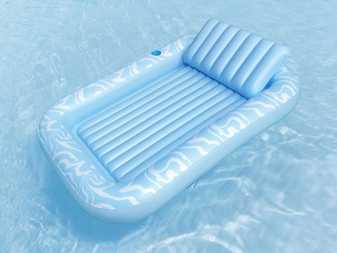 Bestway Bestway Materac plażowy 214x155cm + poduszka i uchwyt na kubek 43838