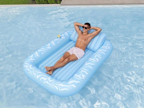 Bestway Bestway Materac plażowy 214x155cm + poduszka i uchwyt na kubek 43838
