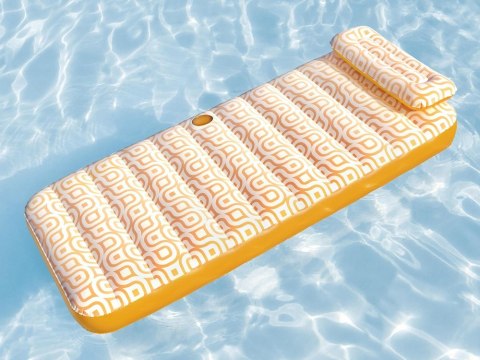 Bestway Bestway Materac plażowy Komfort Plus Deluxe 183x84cm oparcie + uchwyt 43836