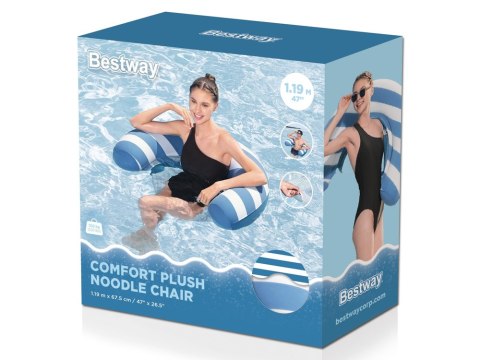 Bestway Bestway Materac z siatką COMFORT PLUSH efekt zmiany koloru 119x68cm 43852